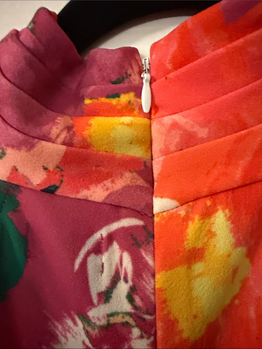 RACHEL Rachel Roy Pink Orange Green Floral Halter Maxi Dress - Picture 4 of 4